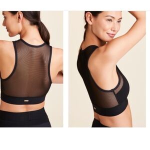 Alala Black Mesh Thermal Sports Bra